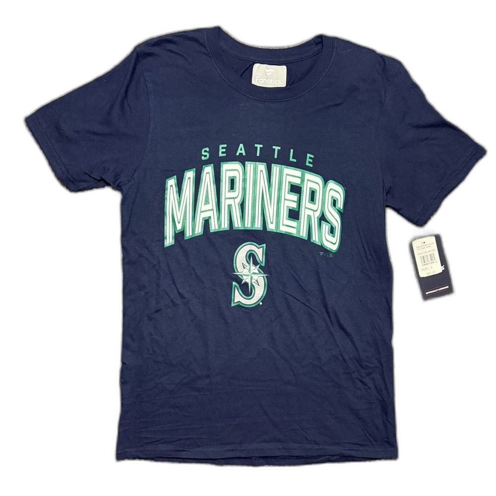 Seattle Mariners T-Shirt MLB Baseball Navy Blue Men’s Size Small Brand New